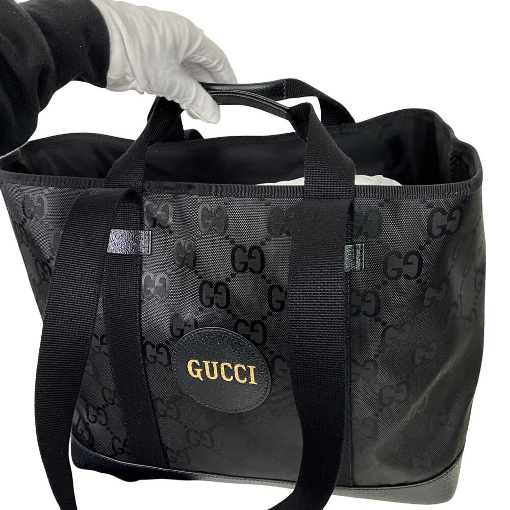 NWT Gucci Off The Grid Medium Tote Bag Black Nylon  Luxury Handbag Authentic. - Picture 4 of 8